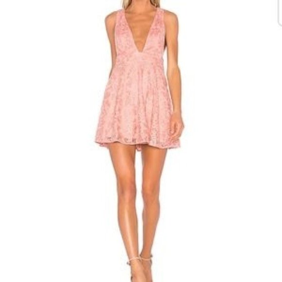 NBD Dresses & Skirts - Faith Floral Crochet Fit And Flare Dress | NBD